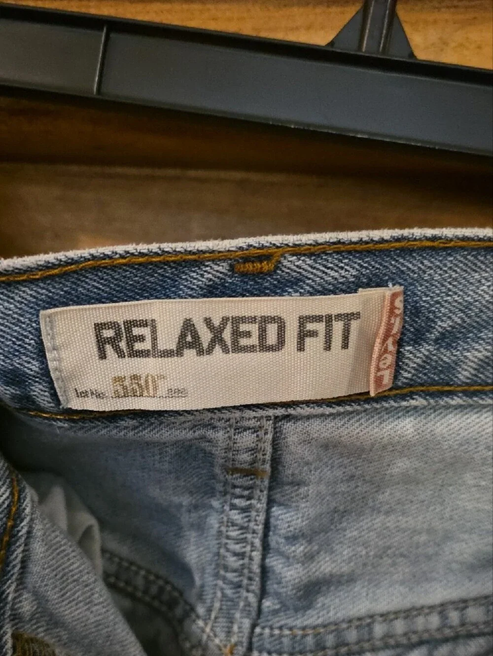 Levis Relaxed Fit Light Blue Jeans